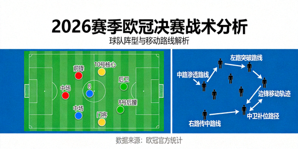 2026赛季欧冠决赛战术分析图示 - 展示球队阵型与移动路线